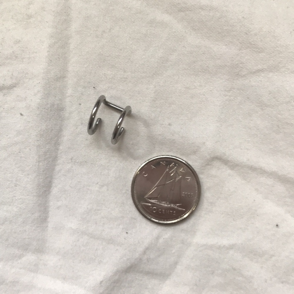 Double ear cuff/ faux piercing